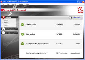 Avira AntiVir Personal