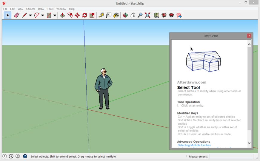 sketchup shortcuts mac touchpad