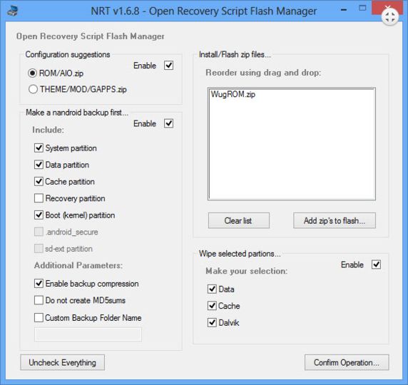 Nexus Root Toolkit v1.6.8 screenshot 2 / 2