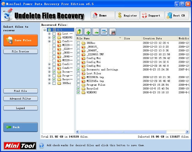 minitool power data recovery free edition v7.0 review
