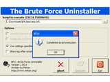 Brute Force Uninstaller (BFU) v1.12