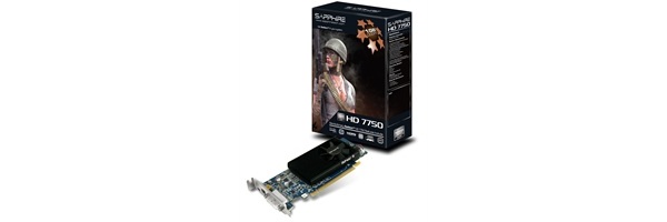 Sapphirelta matalaprofiilinen Radeon HD 7750 -näytönohjain
