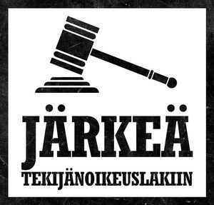 Järkeä tekijänoikeuslakiin -aloite saavutti 50 000 kannatusilmoituksen rajan
