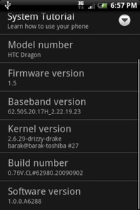 HTC Dragon - tuleva Android-huippupuhelin?