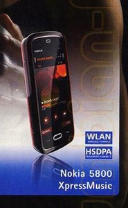 Uusi kuva Nokian kosketusn�ytt�laitteesta - 5800 XpressMusic?