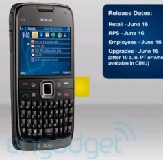 Nokia E73 vuoti nettiin