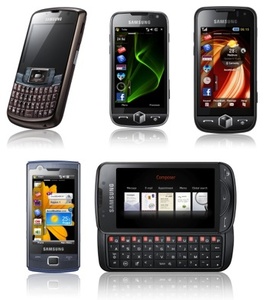 Samsung esitteli liudan kosketusn�ytt�puhelimia
