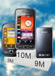 Samsungin kosketuspuhelinmyrsky: 50 miljoonaa jo kaupaksi
