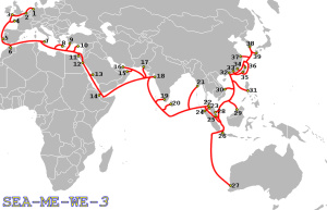 Men arrested for trying to sever undersea Internet cable