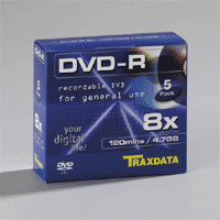 Media Review: Traxdata 8x DVD-R and DVD+R