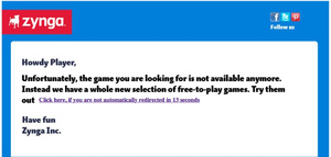 Zynga shuts down 11 games